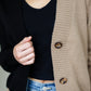 Hidden Bookstore Two Toned Cardigan