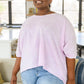 Hold Me Close Short Sleeve Top in Lavender