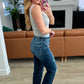 Whitney High Rise Distressed Wide Leg Crop Jeans