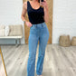 Paula High Rise Pull On Slim Bootcut
