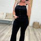 Imogene Tummy Control Top Retro Flare Overalls in Black