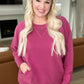 Hands Down Favorite Sweatshirt in Wine