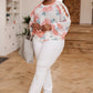 Maisy Floral Blouse in Ivory