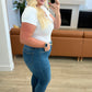 Amy High Rise tummy Control Top Side Slit Skinny Jeans