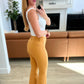 Melinda High Rise Control Top Flare Jeans in Marigold