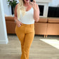 Melinda High Rise Control Top Flare Jeans in Marigold