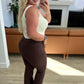 Sienna High Rise Tummy Control Top Flare Jeans in Espresso