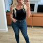 Phillipa High Rise Release Hem Slim Jeans