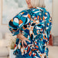 I Think Different Top in Abstract Teal