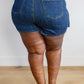 Jalissa High Waist Overlap Denim Skort