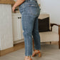 Josie Mid Rise Button Fly Boyfriend Jeans