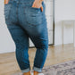 Juny Hi-Waist Control Top Cool Denim Skinny