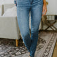 Juny Hi-Waist Control Top Cool Denim Skinny
