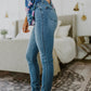 Juny Hi-Waist Control Top Cool Denim Skinny