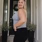 Just One More Ribbed Tank in Heather Grey