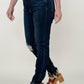 Judy Blue Mid-Rise Chopped Hem Relaxed Skinny Jeans