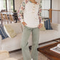 Keep On Looking Waffle Knit Hoodie