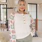 Keep On Looking Waffle Knit Hoodie