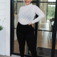 Keeping Secrets Lace Mock Neck Top