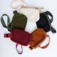 Keeping Up Sherpa Side Bag in Black