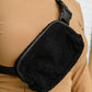 Keeping Up Sherpa Side Bag in Black
