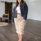 Kiss From a Rose Knit Pencil Skirt