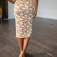 Kiss From a Rose Knit Pencil Skirt