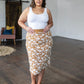 Kiss From a Rose Knit Pencil Skirt