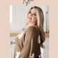 My Girl Knit Mock Neck Tank