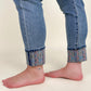 Judy Blue High Waist South Western Print Cuffed Relaxed Fit Jeans