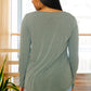 Lacey Long Sleeve V Neck In Olive