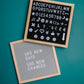 Let Lettering Lift Your Spirits Felt Board Set