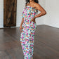 Life of the Party Floral Jumpsuit in Green