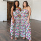 Life of the Party Floral Jumpsuit in Green