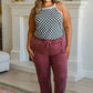 Start the Races Checkered Halter Top