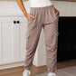 Lounge A Lot Cargo Sweatpants in Mocha