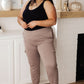 Lounge A Lot Cargo Sweatpants in Mocha