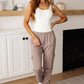 Lounge A Lot Cargo Sweatpants in Mocha
