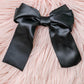 Love Story Satin Bow in Black