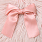 Love Story Satin Bow in Blush