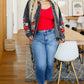 Lovely Visions Flower Embroidered Jacket
