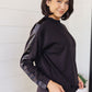 Lysa Satin Stripe Pullover