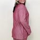 Petal Dew Solid V Neck Long Sleeve Loose Fit T-Shirt
