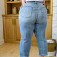 Mandy High Rise Vintage Wide Leg Crop Jeans
