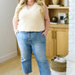 Mandy High Rise Vintage Wide Leg Crop Jeans