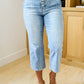Mandy High Rise Vintage Wide Leg Crop Jeans