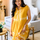 Marigold Embroidered Dress