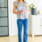 Merry Go Round Flutter Sleeve Top