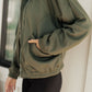 Miss You More Zip Up Sweatshirt