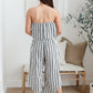 Modern Stripes Sleeveless Jumpsuit